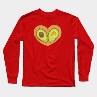 Cozy cuddling avocados Long Sleeve T-Shirt